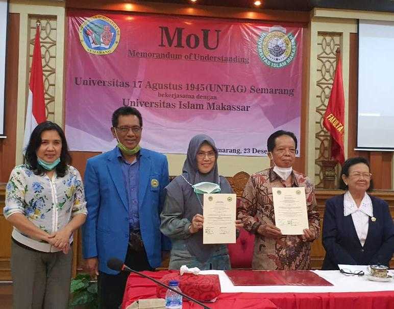 UIM dan Untag Semarang Teken MoU Kampus Merdeka