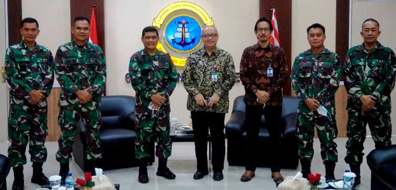 Danlantamal VI Terima Kunjungan Kepala Perwakilan Bank Indonesia Sulsel