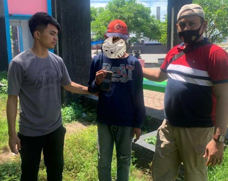 Tim Opsnal Reskrim Polres Selayar Amankan Terduga Pencuri HP