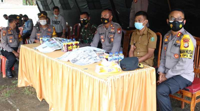 Curah Hujan Tinggi, Kapolres Takalar Cek Kesiapan Posko Siaga Bencana