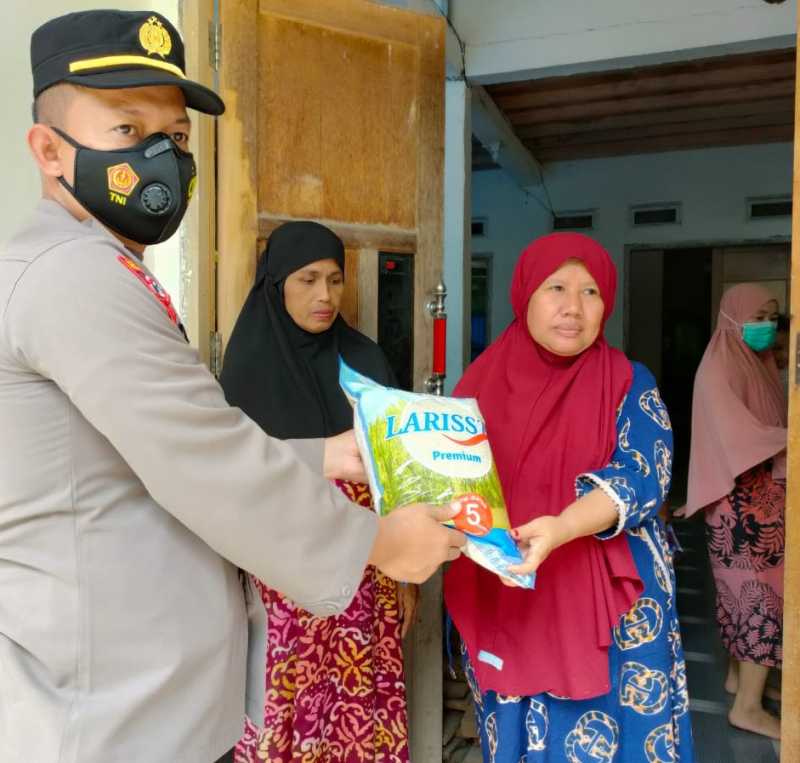 Polres Majene Gencar Salurkan Bantuan Korban Gempa