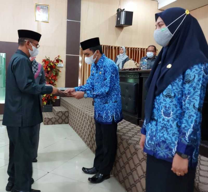 Kemenag Sulsel Serahkan SK CPNS, Terapkan Protokol Kesehatan