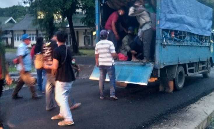Korban Gempa Bumi Sulbar Tiba di Asrama Haji Makassar