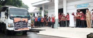 Bupati Gowa Lepas Pengiriman Bantuan Korban Gempa Sulbar