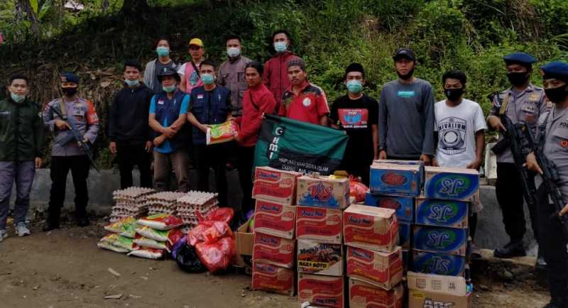 Misi Kemanusiaan, HMI MPO Salurkan Donasi untuk Korban Gempa Sulbar