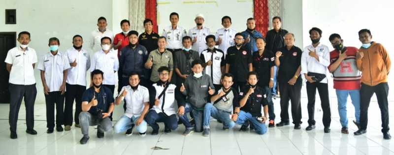 Kadis Kominfo Sidrap Silaturrahmi Insan Pers
