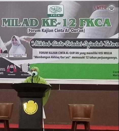 Semarak Puncak Perayaan Milad 12 FKCA di Auditorium UIM. Hadirkan Shamsi Ali dan Aa Gym