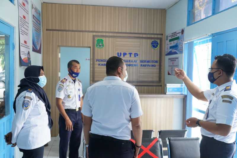 Tim Akreditasi Kemenhub Sambangi PKB Dishub Sidrap