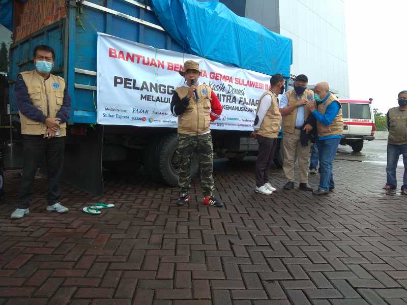 Yayasan Kemanusiaan Fajar Salurkan Bantuan untuk Korban Bencana Gempa di Sulawesi Barat