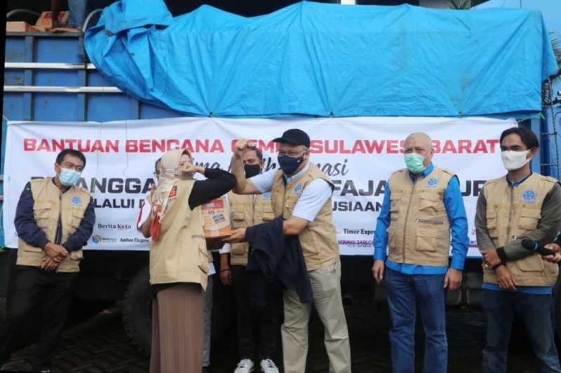Yayasan Kemanusiaan Fajar Salurkan Bantuan untuk Korban Bencana Gempa di Sulawesi Barat
