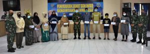 Baznas UPZ TNI AL Lantamal VI Makassar Salurkan Zakat dan Infaq