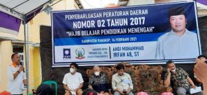 Andi Irfan AB, Ajak BAK Motivasi Ibu-Ibu Sadar Pendidikan di Kec.Labbakkang