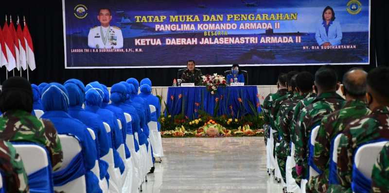 Pangkoarmada II Pengarahan di Lantamal VI, Ini Harapannya
