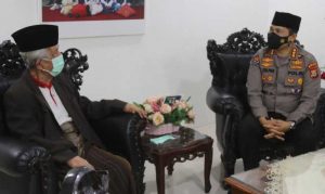 23.2 foto kabid Kabid Humas Polda Sulsel Silaturrahmi Ketua MUI Sulsel, Ini Tujuannya