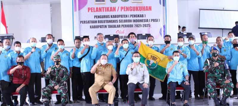 Usai Dilantik, Pengurus PBSI Takalar Diminta Lahirkan Atlet Profesional