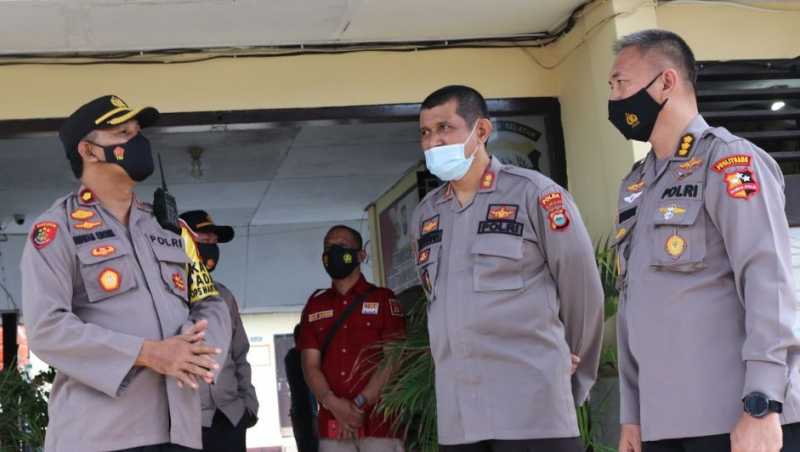 Puslitbang Polri Cek Kantor Mapolsek Ujung Tanah
