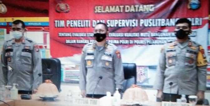 Tim Puslitbang Polri Kunjungi Polres Pelabuhan Makassar