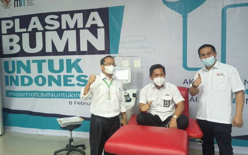 Perangi Covid-19, PT Semen Tonasa Dukung Penuh Gerakan Nasional Donor Plasma Konvalesen