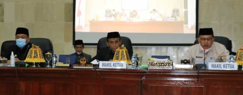 Paripurna, DPRD Usul Pemberhentian Wabup Lutim Masa Bakti 2016-2021