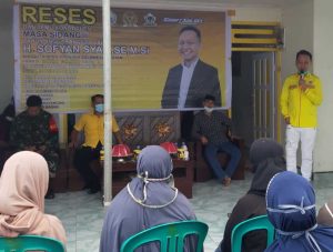 Sehari, Sofyan Syam Reses di Dua Titik