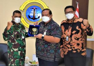 Pamitan, Kakanwil Bank Mandiri Region X Kunjungi Danlantamal VI