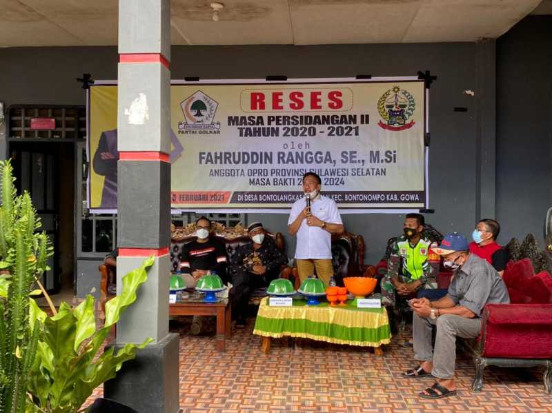 Reses di Gowa, Fachruddin Rangga Buktikan Komitmen Kawal Aspirasi Rakyat