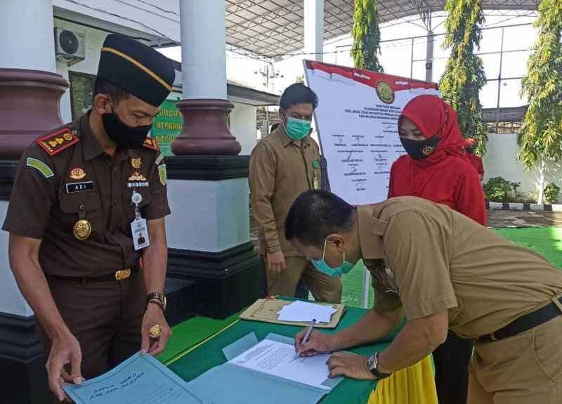Bupati, Forkopimda dan Instansi Vertikal Dukung Pencanangan Pembangunan Zona Integritas