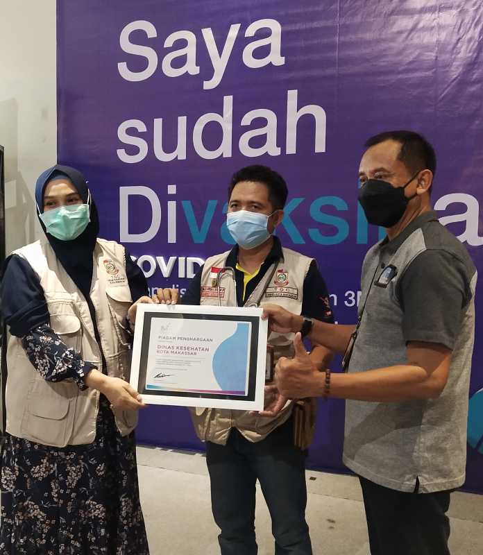 600 Karyawan TSM Makassar Vaksinasi Covid-19