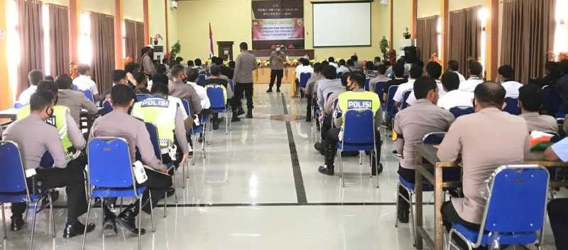 Personel Polres Bantaeng Test Psikologi, Syarat Gunakan Senpi