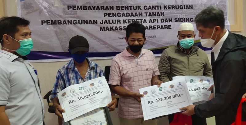 Ganti Rugi Lahan KA, Dibayarkan Rp1,5 M