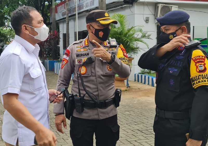 Pastikan Keamanan Presiden, Karo Ops Polda Sulsel Pantau Situasi Lapangan