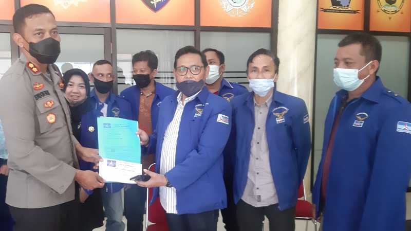 Pengurus Partai Demokrat Pangkep Kubu AHY Melapor ke Polisi