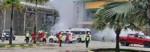 Simulasi Penanganan Objek Vital Pertahanan Udara di Pabrik Semen Tonasa