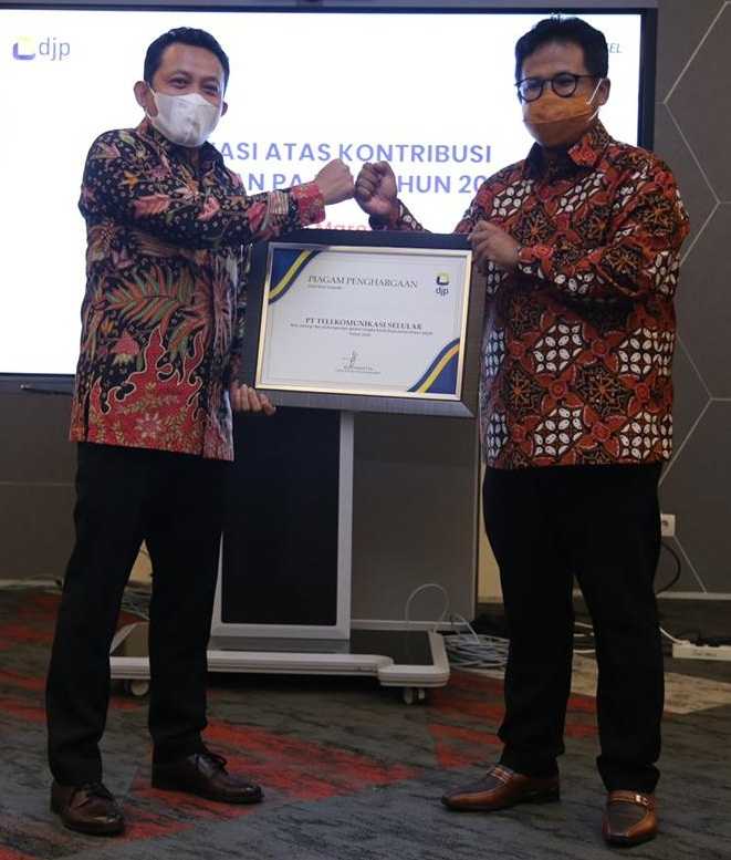 Telkomsel Perkuat Dedikasi, Wajib Pajak Besar IV di 2020
