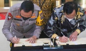 Amankan Instalasi dan Aset Kelistrikan, PN-Kapolda Sultra Tandatangan Pedoman Kerja Teknis