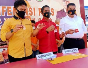 Satnarkoba Polres Gowa Amankan Tiga Warga Pare-Pare, Terduga Sabu