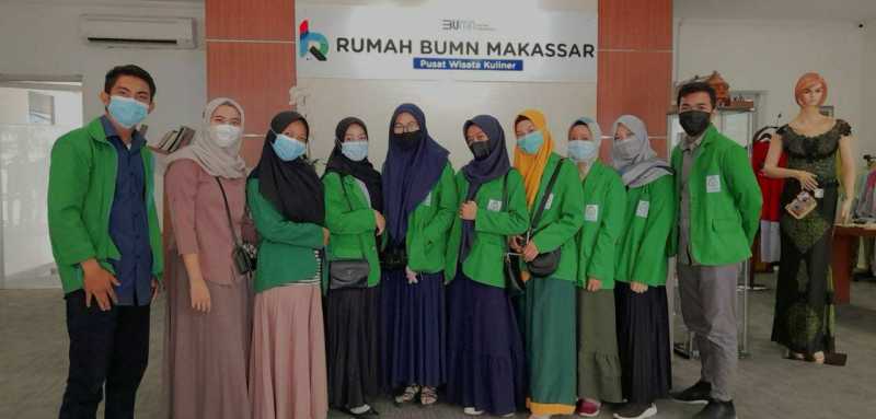 FEBI UIN Alauddin Kunjungi Rumah Kreatif Bank BRI