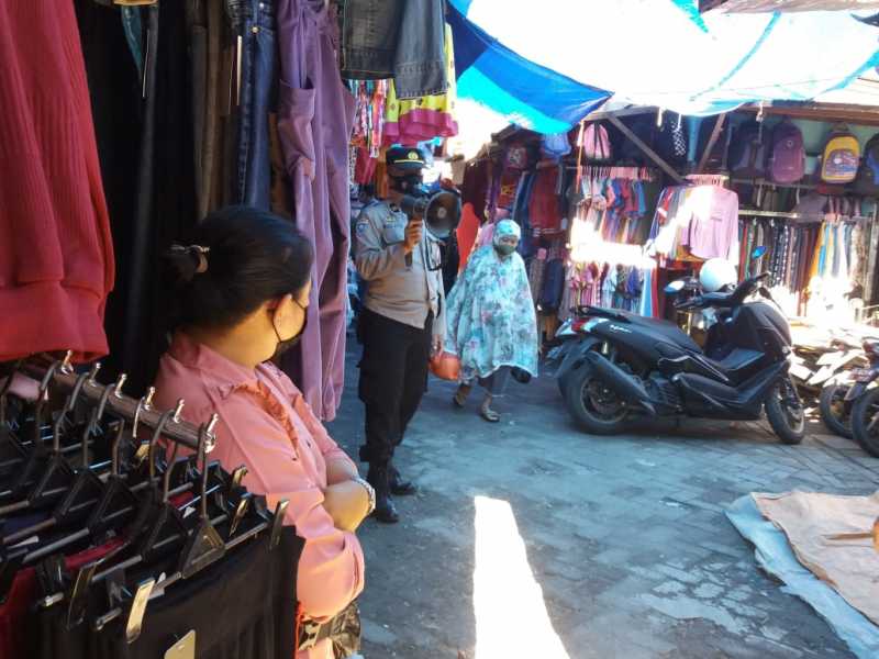 Polres Pelabuhan Blusukan ke Pemukiman Warga dan Pasar