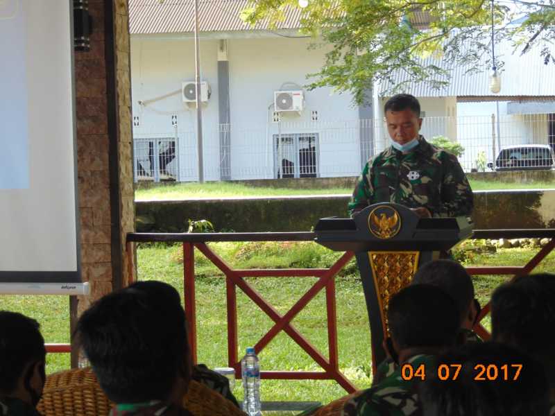 Dansatrol Lantamal VI Buka Latihan Matrikulasi Pelaut KAL Satrol Lantamal VI TA. 2021