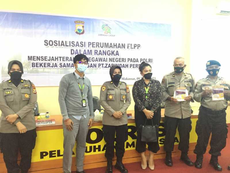 PT Zarinda Sosialisasi Penyediaan Rumah Bersubsidi FLPP di Polres Pelabuhan 