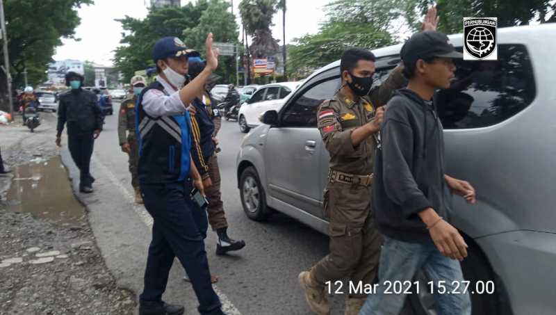 Penertiban di Tiga Jalan Protokol, Tim Terpadu Amankan 15 Pak Ogah