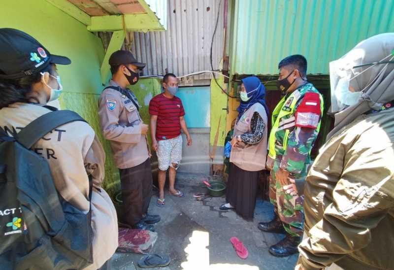 Tiga Pilar Kelurahan Mampu Pendataan PPKM Mikro di Wilayah Polres Pelabuhan Makassar