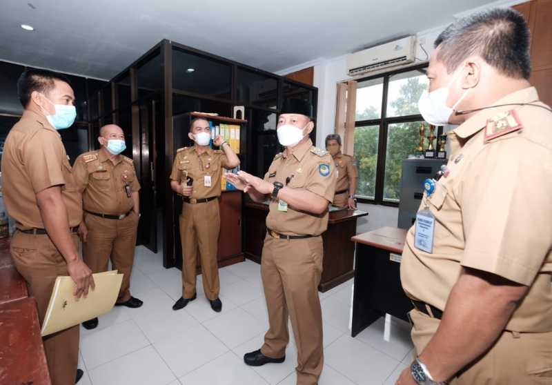 Wabup Gowa Sidak Kehadiran ASN di Hari Pertama Ramadan