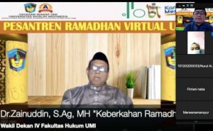 Pesantren Ramadhan Bahas Keberkahan Ramadan, UMI Hadirkan WD IV FH