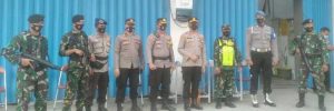 5.4 foto sinergi Polres Pelabuhan dan TNI Bersinergi Amankan Gereja