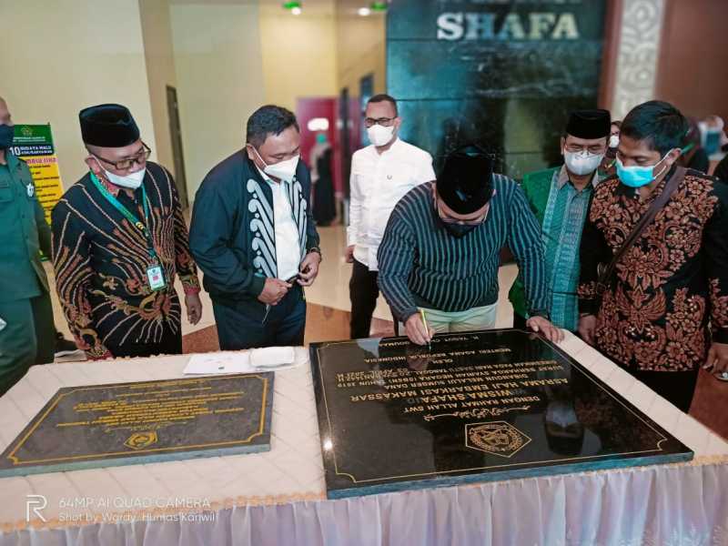 Menag RI Resmikan Wisma Shafa Asrama Haji Makassar dan PLHUT Bulukumba