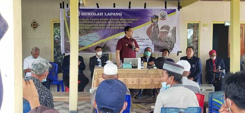 Buka Sekolah Lapang, Bupati Pangkep Harap Penghasilan Petambak Meningkat  