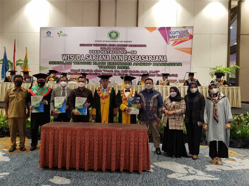 Dorong Industri Kreatif, STIE Amkop dan KPID Sulsel Teken MoU