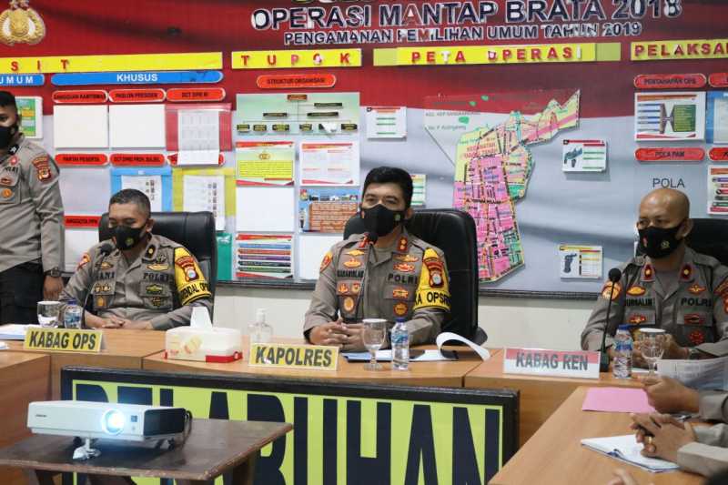 Jajaran Polres Pelabuhan Makassar Evaluasi Anggaran Semester 1