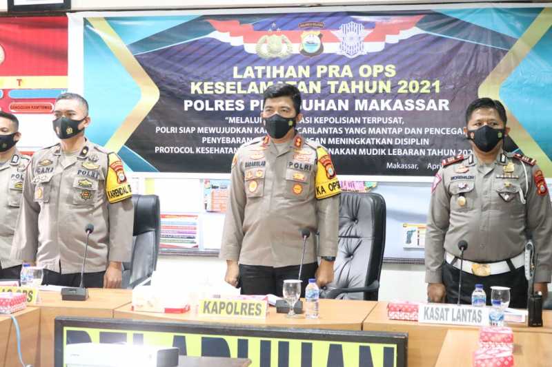 Polres Pelabuhan Gelar Latihan Pra Ops Keselamatan 2021